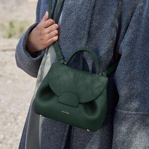 Polène Numéro Un Nano Bag in Textured Green
